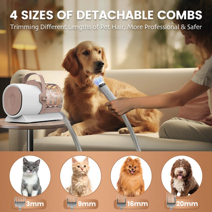 PG50 Pet Grooming Kit & Vacuum, 11000Pa Suction, 2.5L, 5 in 1, Dog Vacuum for Shedding Grooming