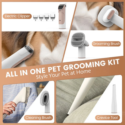 PG50 Pet Grooming Kit & Vacuum, 11000Pa Suction, 2.5L, 5 in 1, Dog Vacuum for Shedding Grooming